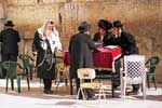 An der Klagemauer in Jerusalem